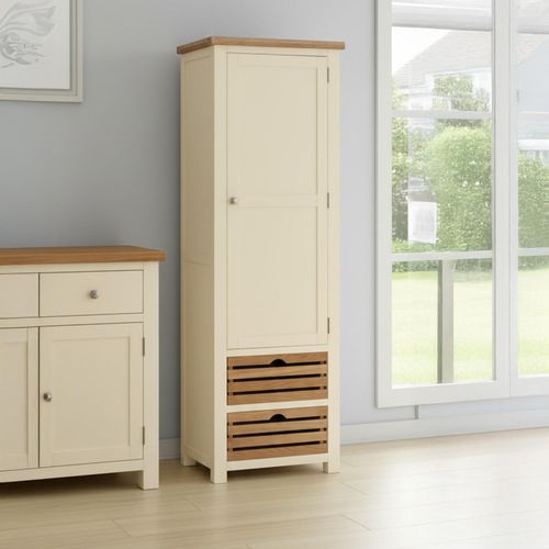 Lundy Larder Unit - 1 Door - Ivory Painted