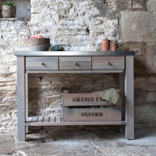 Aldsworth Potting Table Natural Wood