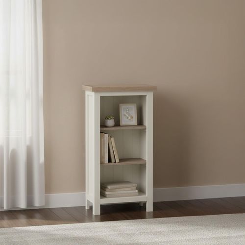 Modern Bookcase - Small - White Painted