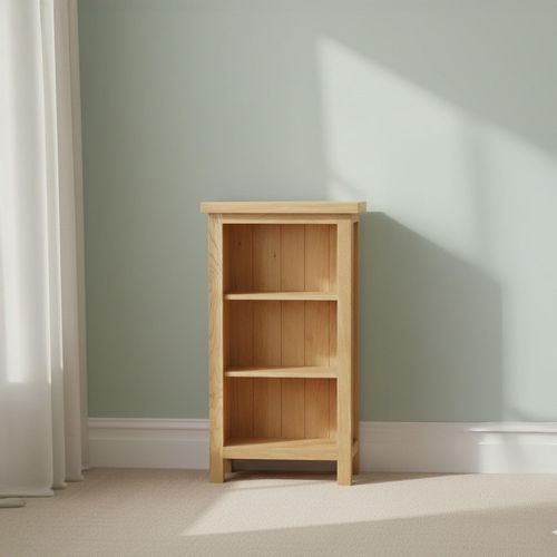 New Trinity Natural Oak Small Bookcase