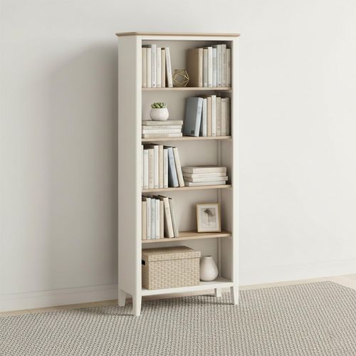 Marlow Large Bookcase - White