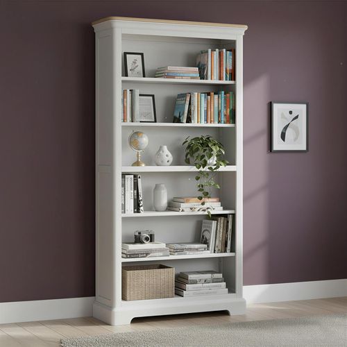 Cromwell Bookcase - Tall - Grey Painted
