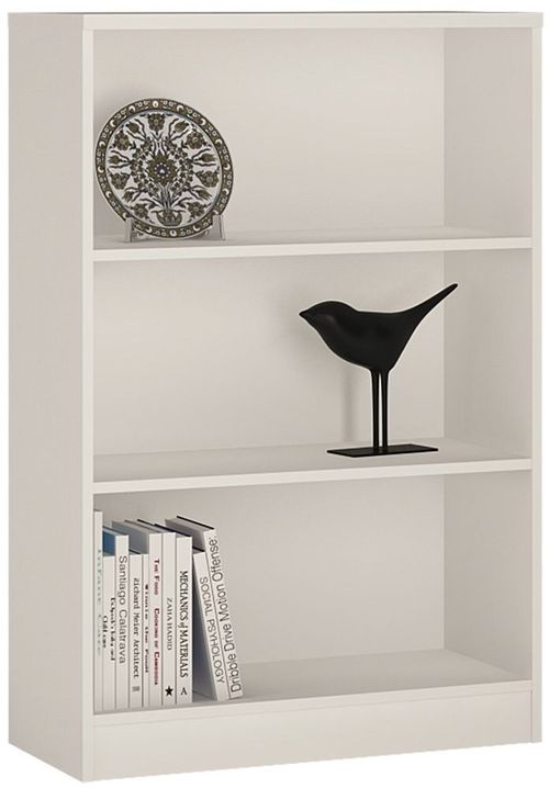4 You White Medium Wide Bookcase