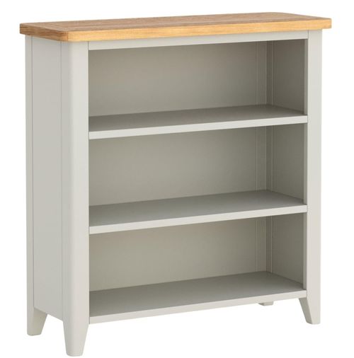 Arden Grey Painted Low Bookcase