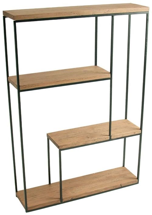 Bastia Teak Wood Open Shelving Unit
