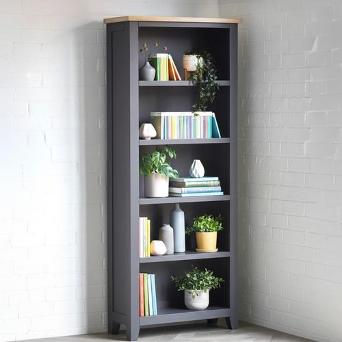 Bordeaux Tall Bookcase - Grey