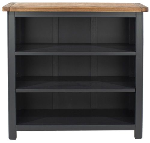 Dunkeld Blue Low Bookcase