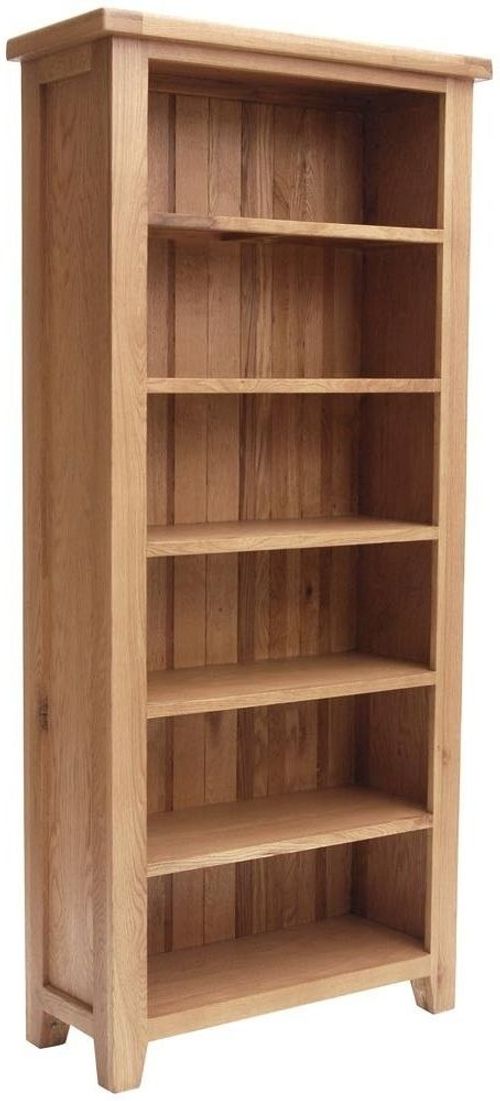 Hampshire Oak Bookcase - Wide