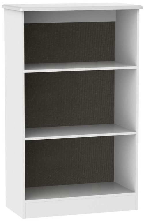 Knightsbridge White Gloss Bookcase