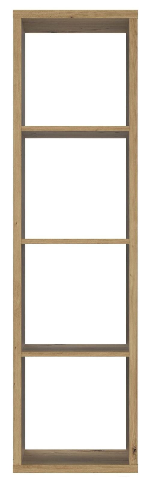 Mauro Artisan Oak Effect 4 Open Shelving Unit