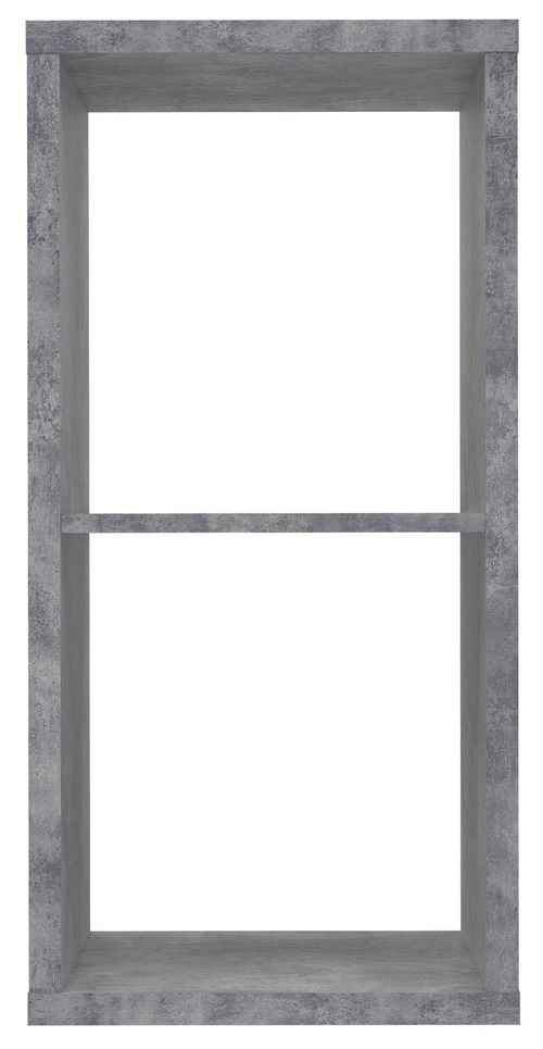 Mauro Grey Concrete Effect 2 Open Shelving Unit