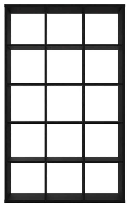 Mauro Matt Black 15 Open Shelving Unit