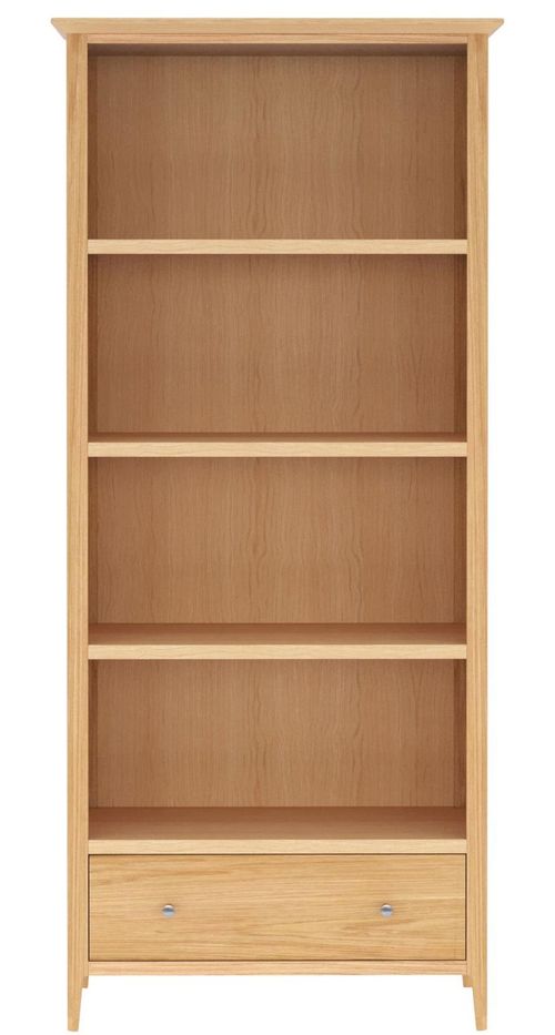 Selene Oak Large Bookcase