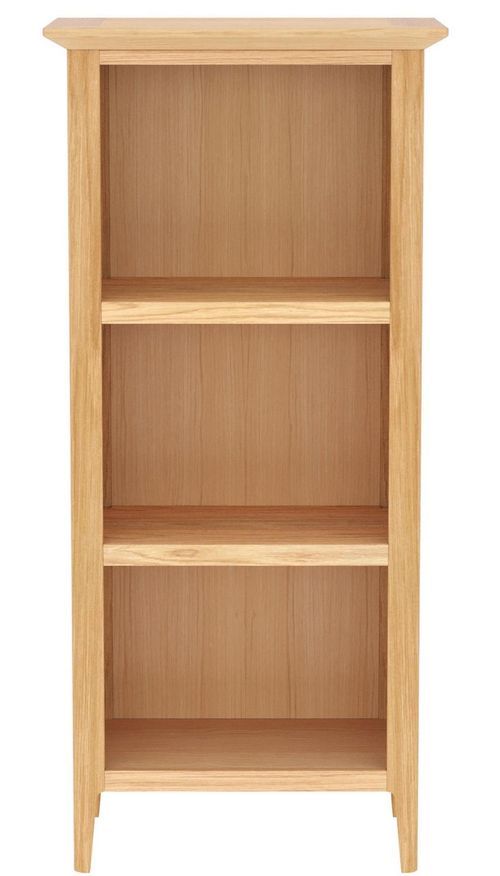 Selene Oak Narrow CD Bookcase
