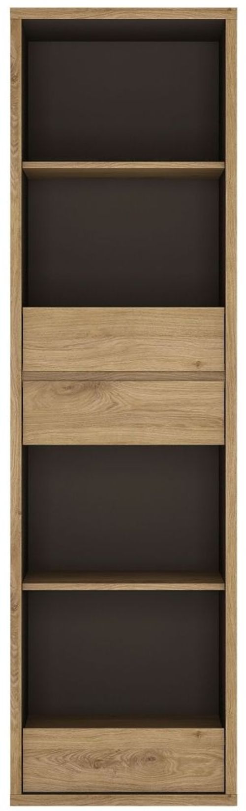 Shetland Oak Effect Narrow Bookcase