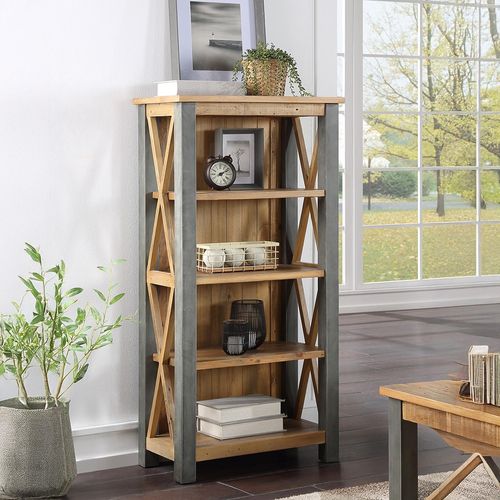 Urban Elegance Reclaimed Wood Bookcase - Small