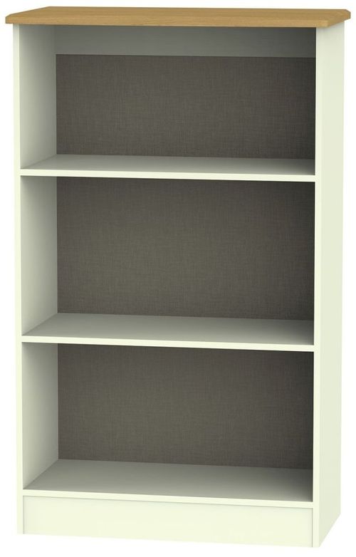 Warwick Cream and Oak Bookcase