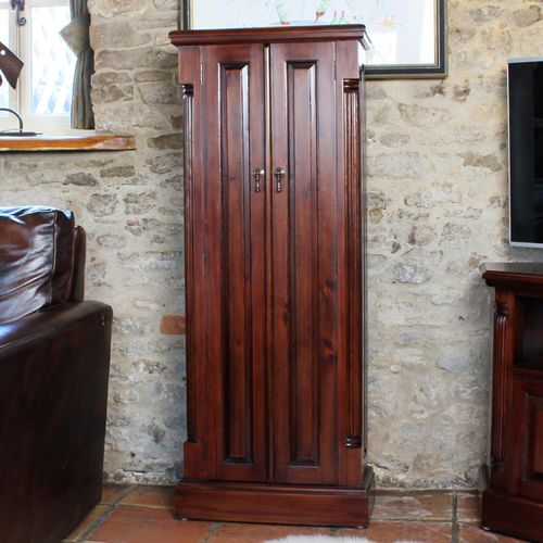 Luton Mahogany CD and DVD Cupboard