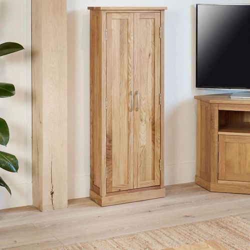 Martin Oak 2 Door DVD Cupboard