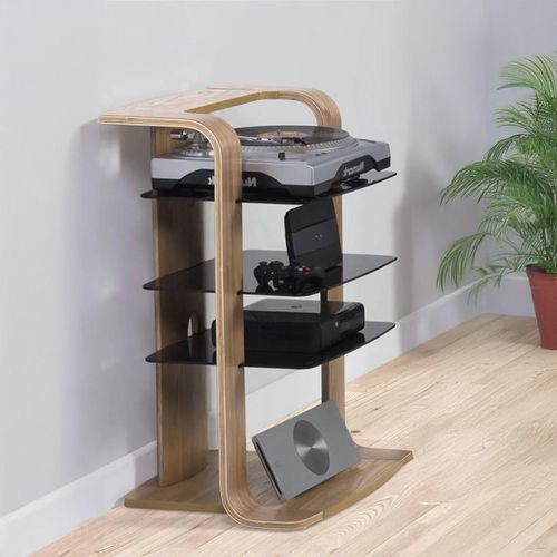 Curve Entertainment Unit - Oak - JF204