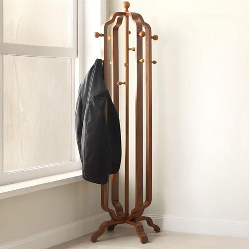 Curve Coat Stand - Walnut - JF505