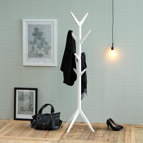 Ascot Coat Hanger - White