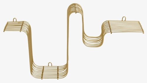 Brava Brass Metal Wall Shelf