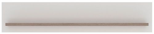 Toronto White Gloss Wall Shelf - 125cm