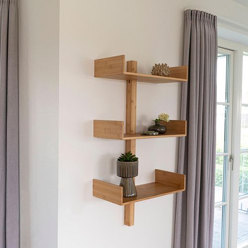 Villa Shelf - 3 Shelves - Bamboo - Natural