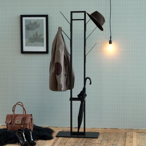 Vinson Coat Hanger - Large - Black Metal