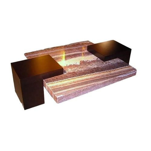 Helen Marble 160cm Large Coffee Table - Variation Available