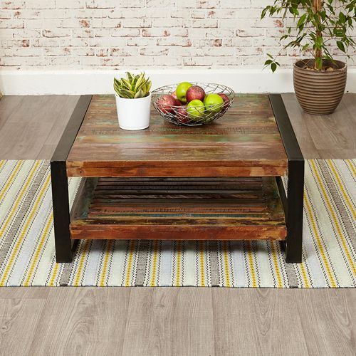 Urmston Chic Reclaimed Square Coffee Table