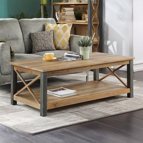 Urmston Elegance Reclaimed Wood Large Coffee Table