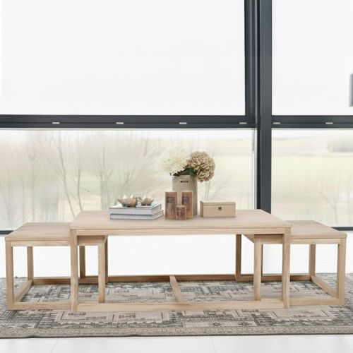 Cornus Coffee Table - Set of 3 - White Oak