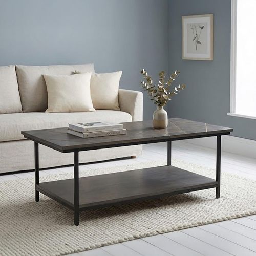 Fowey Coffee Table - Dark Brown Mango Wood