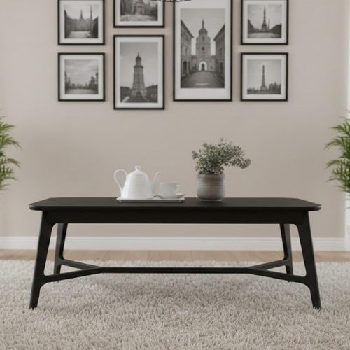 Carrington Coffee Table - 120cm - Black Oak