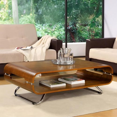 Curve Coffee Table - Walnut - JF302