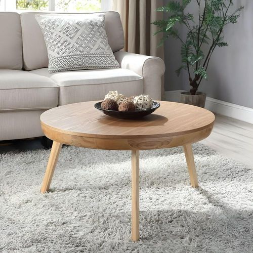 San Francisco Round Coffee Table - Ash - JF712