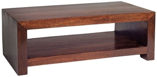 Ajmer Dark Mango Wood 110cm Coffee Table
