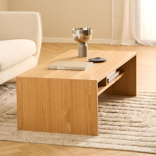 Arlon Coffee Table - Oak with Shelf