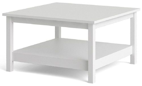 Barcelona White Square Coffee Table