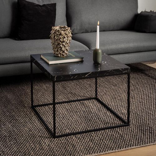 Barossa Coffee Table - Square - Black Marble Effect