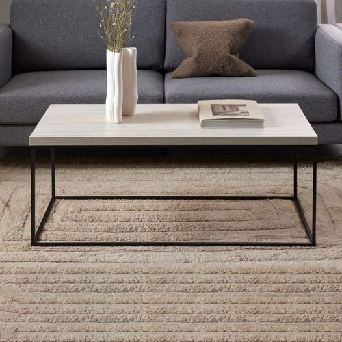 Barossa Brown Faux Travertine Coffee Table