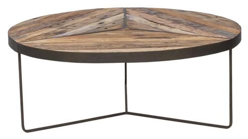 Boatwood Large Round Coffee Table