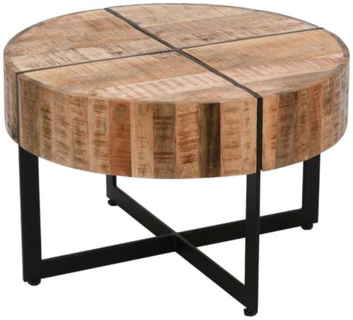 Dispur Solid Mango Wood 70cm Round Coffee Table