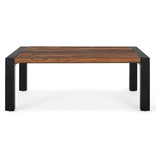 Harlech Coffee Table - Industrial Style - Solid Teak Wood