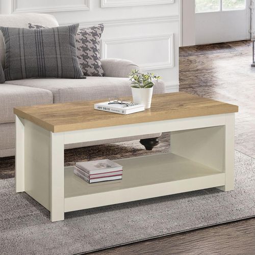 Highgate Coffee Table - 105cm - Cream Painted