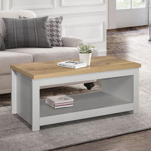 Highgate Coffee Table - 105cm - Grey Painted