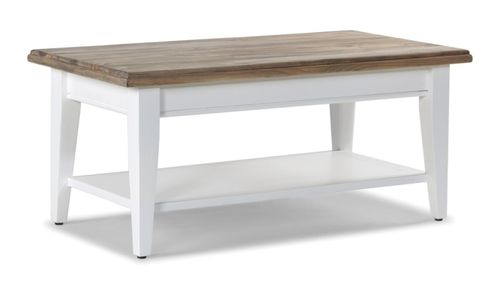 Lulworth White Reclaimed Pine Coffee Table
