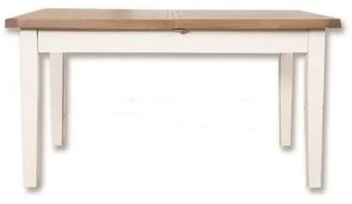 Perth White and Wood 110cm Coffee Table